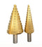 Step Drill Bit for Metal, CORTOOL Titanium High Speed Steel Set, 23 Sizes from 1/4" to 1-3/8"