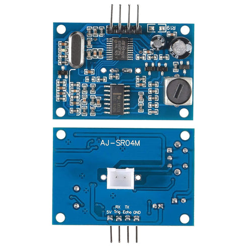 2Pcs JSN-SR04T Integrated Ultrasonic Distance Measuring Sensor, Waterproof Transducer Module