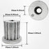 1pcs Pulsator Repair Core, 15 Teeth Gear Sleeve Connector for LG Washing Machines (Inner 11 Teeth, Outer 15 Teeth)