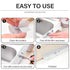 3 Rolls 10.5 Feet Caulk Tape, Self Adhesive Bathroom Caulking Strip, Bathtub Tape, Peel and Stick, 1.5 Inches (White
