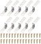 uxcell 20 Pcs Z Shape Corner Bracket, 1 Inch Right Angle Picture