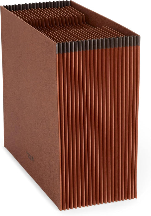 Blue Summit Heavy Duty Expanding File, Open Top, Letter Size A-Z Organizer with 21 Pockets for Documents