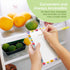 S&O Magnetic Notepads for Refrigerator, 4 Pack Fun Floral Note Pads, 3.5” x 7”, 45 Pages Each