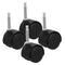 Garneck 4pcs Plastic Caster Wheels for Furniture with Brake for Office and