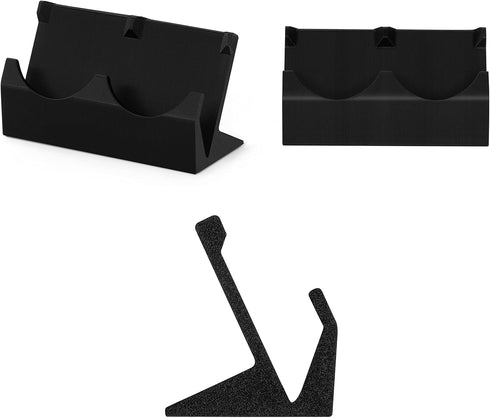 BRAINWAVZ Desktop Dual PC Mouse Stand Holder - Suitable for Gaming & Office Mice, Organize Your Work Space