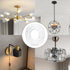 2 Pack Light Fixture Mounting Brackets, Ceiling Light Mounting Plate with Screw and Nuts for Ceiling Fan