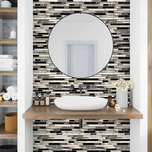 Livebor Peel and Stick Wallpaper, Kitchen Backsplash Wallpaper 17.7"x118.1", Waterproof Contact Paper