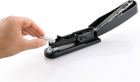 Novus B2 re+New Stapler, Black, 25 Sheet Capacity, 95% Recycled Plastic, German Engineered, 10 Yr. Warranty