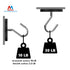 4 30 LB 1/4"-20 Magnetpro Pieces Strong Rubber Coated Mounting Magnets Anti-Scratch & Anti Corrosion, Over Adhesive
