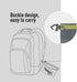 pack all Water-resistant Material Zipper Pouch, Mesh Zipper Bags for Storage, Travel, Office (Gray, Small)