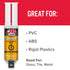 J-B Weld 50132 PlasticWeld Quick-Setting Epoxy Syringe - Translucent Yellow - 25 ml by J-B Weld