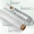 E12 Bulb (12-Pack/Ceramic Candelabra Light Socket,Length Adjustable Ceramic Socket for Chandelier Lighting,Candelabra