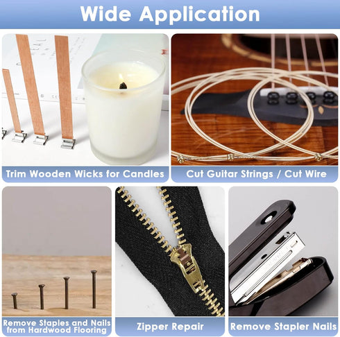Jewelry Pliers, End Cutting Pliers End Nippers for Zipper Install Stops Repair by Billbotk