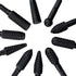 Yakamoz 10Pcs 1/4 Inch Hex Shank Rotary Rasp File Set - Wood Carving Burrs Drill Bits for Wood Polishing