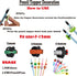 YEALQU 30PCS Random Different Pencil Topper Decorations, Cute PVC Accessories for Students