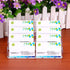 Hipiwe 2pcs 8 Pockets Acrylic Business Card Holder Stand - Clear Desktop Countertop Acrylic Index Card Filling Display