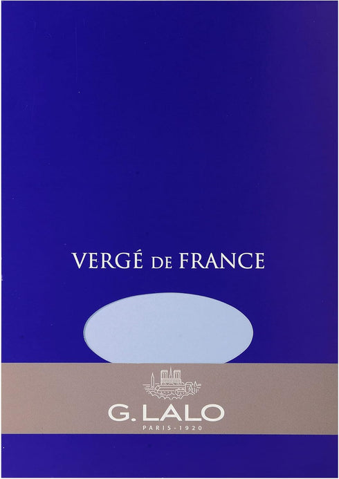 G. Lalo Verge De France Paper Pad, A5, 50 Sheets, 100 g - Blue