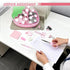 Anruiqiao Set 12-Piece Cute Strawberry-Shaped Mini Stationery for Kids Students Pink Kawaii Desk Supplies Kit Including