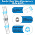 300 Solder Seal Wire Connectors, Heat Shrink Butt Connector, Waterproof Insulated Electrical Terminals for Automotive