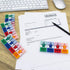 Message Flags Assorted Colors, "Sign Here"/"Notarize"/"Initial Here", 800 Pages Total, Easy to Post