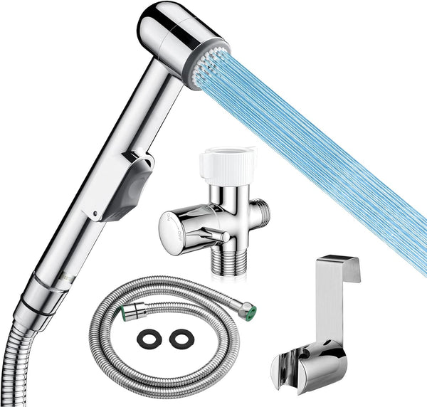 NESTLEAP Handheld Bidet Sprayer for Toilet - Durable ABS Bathroom Jet for Feminine