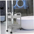 Luxshiny Rolling Utility Cart with Multi-Tier Design for Bathroom and Office Use