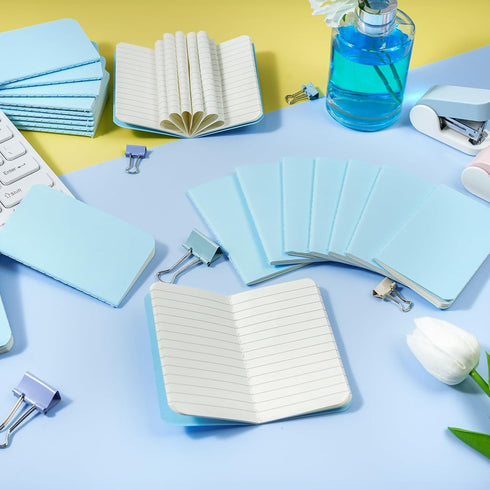 Harloon 100 Pcs Mini Notebooks, 4 x 2.5 Inches, Small Lined Pocket Journals for Employee Appreciation Gifts