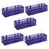 5 Pcs Test Tube Rack, 40 Holes Plastic Holder, Detachable Tube Rack, 20mm Large Centrifuge