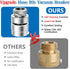Self-Draining Vacuum Breaker, 1-1/16" Female Fine Thread, No Lead Brass Hose Bib Vacuum Breaker