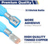 haisstronica 160pcs Heat Shrink Spade Connectors, Quick Disconnect Female and Male Wire Connectors AWG 22-10