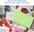 Receipt Organizer Mini Wallet for Coupons, Receipts, Cash, Tax Items, 7x4.5 in with 13 Pockets and Tabs (Green)