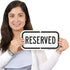 SmartSign-K-5971-AL "Reserved" Sign | 6" x 12" Aluminum