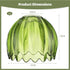 DORMIYA 2 5.5 3.9 E26 E27 Pcs Green Tulip Glass Lamp Shade, x in, Fits Sockets, Retro Replacement Shade, Small Flower