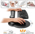 RICHEN Ergonomic PU Leather Keyboard Wrist Rest and Mouse Pad Set with Memory Foam for Computer/Laptop, Comfortable