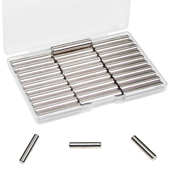 Juvielich 30Pcs M6 x 40mm / 1/4 Inch x 1.57 Inch Dowel Pin