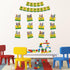 Set 68Pcs FYSUIMU Happy Birthday Bulletin Board Back to School Crayon Paper Cutouts Calendar Chart Poster with Glue
