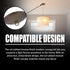 Ciata 5 Inch 40Pound Lighting Canopy Kit with Hook, Mounting Hardware for Chandelier, Fan, Swag Light Fixture, Pendant