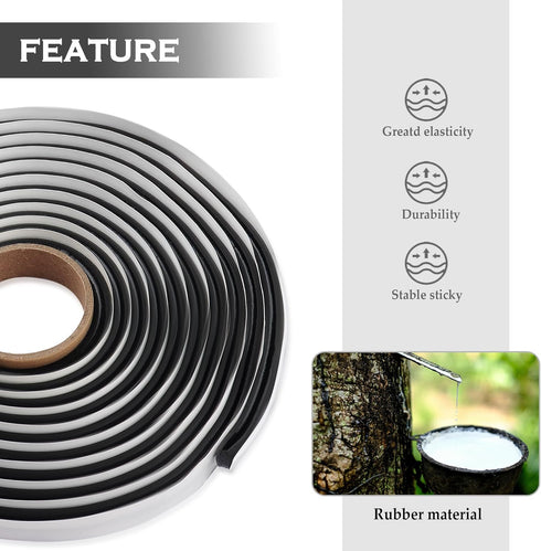 13FT Car Headlight Sealant Butyl Tape, Universal Butyl Sealant Tape for Car Accessories