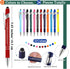 Qilery 24 Sets Employee Appreciation Gifts School Staff Gifts Thank You Gifts Green Leaves Greeting Cards Stylus Ballpoint Pens Hemp Rope for Coworkers Teacher Nurse Student Graduation Team Work by Qilery