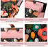 SKYDUE Expanding File Folder - Black - 5 Pockets Floral Accordion File Organizer for Important Documents