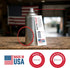 ShopStraw 50" 4 Pack AUTOSTRAW Red Aerosol Can Replacement Straws, Universal fit for All USA-Made Spray cans
