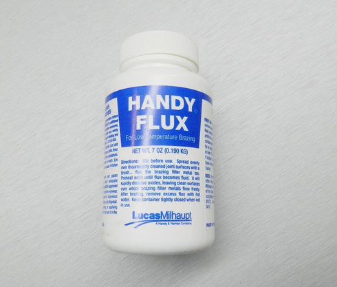 HANDY FLUX PASTE 7 OZ Jar with Brush Cap for Silver Soldering, Brazing, Jewelry Making (E10)