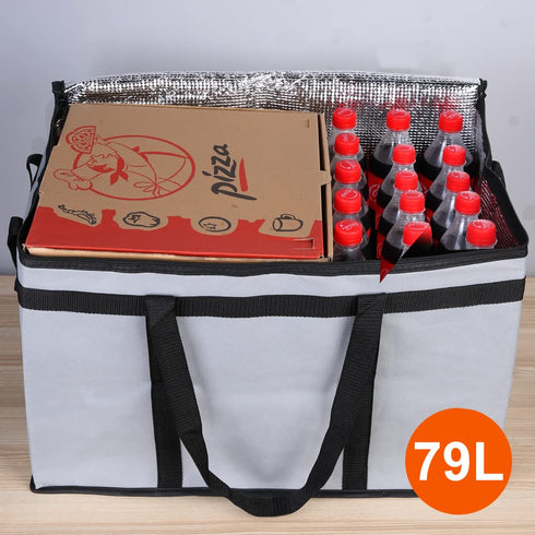 Frozen, Bodaon Cooler Insulated Food Delivery Bag with Hard Bottom for Rideshare Bag, XXX-Large Thermal Bags