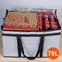 4-Pack Commercial Bodaon Insulated Food Delivery Bag, XXX-Large Meal Grocery Tote Insulation Bag for Hot and cold Food