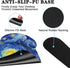 Britimes Mouse Pad 3pcs Set with Wrist Support, Abstract Night Sky Non-Slip Rubber Base for Home Office Gaming