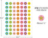 Teacher Created Resources (3602) Confetti Stars Mini Stickers
