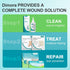 7.08"x7.08" Dimora Wound Dressing Sacrum Foam Bandages Silicone Adhesive Border Waterproof Sacral Pads Absorbent