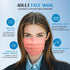 100 Pack 4 Disposable Face Mask For Adults - Travel Essentials, Individually Wrapped, Ply Protection,Safety Masks
