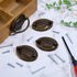 4 Pack 3.3inch PH PandaHall Antique Drawer Pulls Handles Oval Bail Drawer Pulls Vintage Cabinet Handle Bronze Wheat