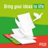 JOYEZA Premium Printable Vinyl Sticker Paper, 25 Sheets Matte White, Waterproof, Inkjet & Laser Printer